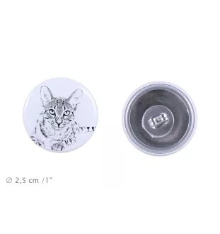 Egyptian Mau Cat - earrings with a beloved cat, own photo, perfect gadget for cat lovers from the Art.-Dog brand.