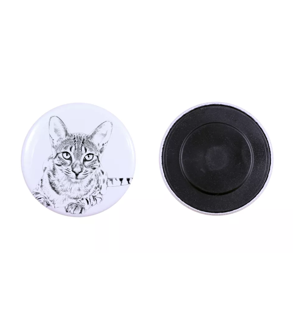 Egyptian Mau Cat - collection of unique magnets, own photo, Art-Dog brand