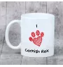 Cornish Rex - tasse avec un chat, une tasse adorable avec une illustration, un cadeau avec votre photo de la marque Art-Dog
