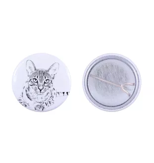 Egyptian Mau Cat - backpack decoration, personalized badge, perfect gadget for animal lovers by Art-Dog brand