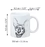 Cornish Rex - tasse avec un chat, une tasse joyeuse pour les amoureux des chiens, un cadeau personnalisé de la marque Art-Dog