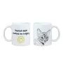 Devon Rex - cat mug, cheerful mug for a dog lover, personalized gift from the Art-Dog brand