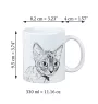 Devon Rex - cat mug, cheerful mug for a dog lover, personalized gift from the Art-Dog brand