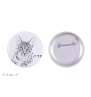 Chat Mau égyptien - collection de magnets uniques, photo personnelle, marque Art-Dog