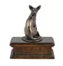 Egyptian Mau Cat - urn for cat ashes, classic urn with a statuette, elegant urn with a cat by Art-Dog