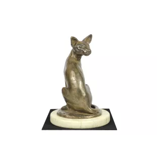 Egyptian Mau Cat cat statuette, dog silhouette figurine, dog show trophy by Art-Dog