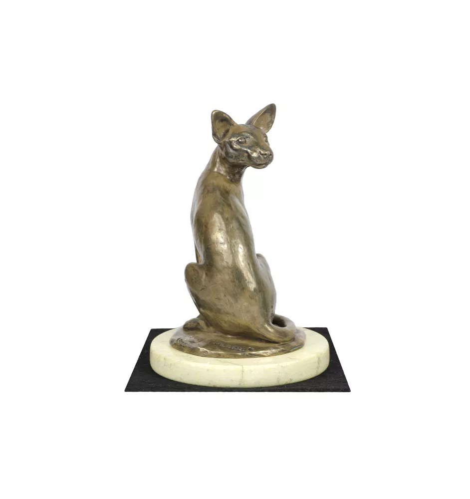 Egyptian Mau Cat cat statuette, dog silhouette figurine, dog show trophy by Art-Dog