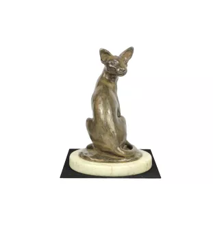 Chat Mau égyptien - statuette de chat, figurine de silhouette de chien, trophée pour une exposition canine de la marque Art-Dog