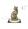 Egyptian Mau Cat cat statuette, dog silhouette figurine, dog show trophy by Art-Dog