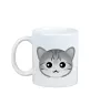 Ägyptische Mau Katze - Tasse mit Grafik und Aufschrift der Marke Art-Dog