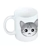 Ägyptische Mau Katze - Tasse mit Grafik und Aufschrift der Marke Art-Dog