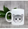 Ägyptische Mau Katze - Tasse mit Grafik und Aufschrift der Marke Art-Dog