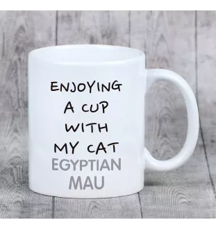 Ägyptische Mau Katze - Tasse mit Grafik und Aufschrift der Marke Art-Dog