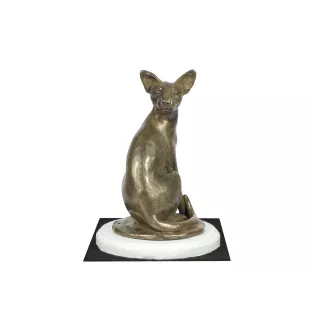 Egyptian Mau Cat cat statuette, figurine on a white base, trophy for a dog show by Art-Dog