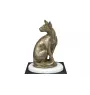 Chat Mau égyptien - statuette de chat, figurine sur une base blanche, trophée pour une exposition canine de la marque Art-Dog