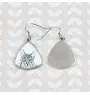 Egyptian Mau Cat - cat earrings, hanging earrings with a picture, personalized jewelry with Art-Dog brand print.