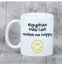 Ägyptische Mau Katze - Tasse mit Katze, fröhliche Tasse für Hundefreunde, personalisiertes Geschenk der Marke Art-Dog
