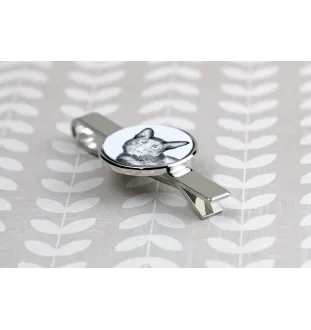 Havanna braun Katze - Krawattenklammer mit Katzenmotiv, personalisierter Krawattenclip, einzigartiges Geschenk für Männer von der Marke Art-Dog