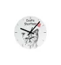 Exotisch Kurzhaar - Wanduhr mit Katze, Regal Uhr mit Druck, personalisierte Hausdekoration von Art-Dog.