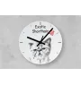 Exotique à poil court - horloge murale avec un chat, horloge de table avec impression, décoration personnalisée de la maison de la marque Art-Dog