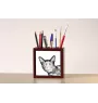 Havanna braun Katze - Stifthalter mit Katze, Schreibtischorganizer mit Aufdruck, personalisierte Schreibtischdekoration von der Marke Art-Dog