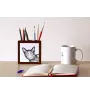 Hawana Brązowa stojak na długopisy z kotem Art-Dog