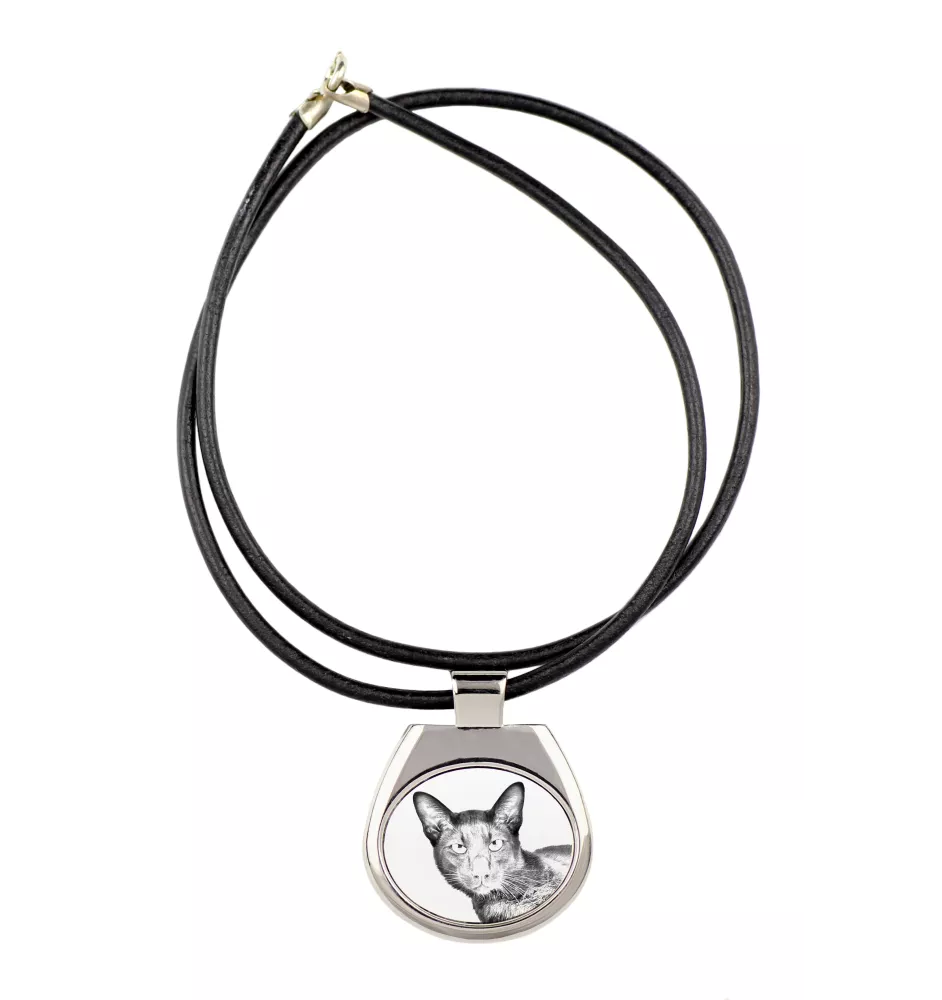 Chat Havana brown - collier avec un chat, pendentif personnalisé avec une photo, collier unique pour hommes et femmes de la marque Art-Dog