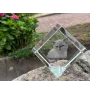 Exotique à poil court - un cube en cristal avec une photo de chat, une photo de cheval dans le cristal, un presse-papiers cubique de la marque Art-Dog