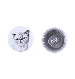 Exotic Shorthair - earrings with a beloved cat, own photo, perfect gadget for cat lovers from the Art.-Dog brand.
