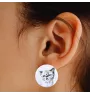 Exotisch Kurzhaar - Ohrringe mit geliebter Katze, eigenes Foto, perfektes Accessoire für Katzenliebhaber von der Marke Art.-Dog
