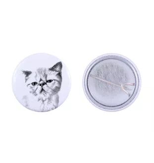 Exotisch Kurzhaar Rucksack decoration, personalized badge, perfect gadget for animal lovers from the Art-Dog brand