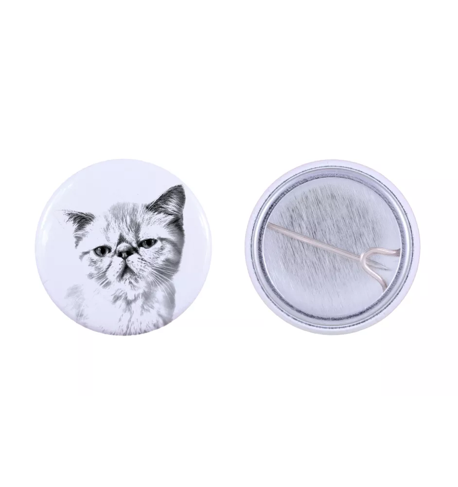 Exotisch Kurzhaar Rucksack decoration, personalized badge, perfect gadget for animal lovers from the Art-Dog brand