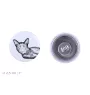 Havana brown Cat - earrings with a beloved cat, own photo, perfect gadget for cat lovers from the Art.-Dog brand.