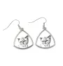 Exotic Shorthair - cat earrings, hanging earrings with a picture, personalized jewelry with Art-Dog brand print.