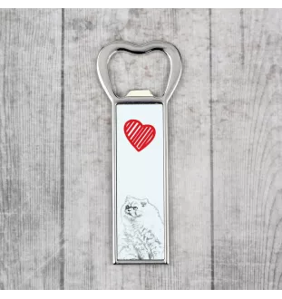 Chat de l'Himalaya - ouvre-bouteille avec un chat, ouvre-bouteille personnalisé pour le réfrigérateur, cadeau unique pour homme de la marque Art-Dog