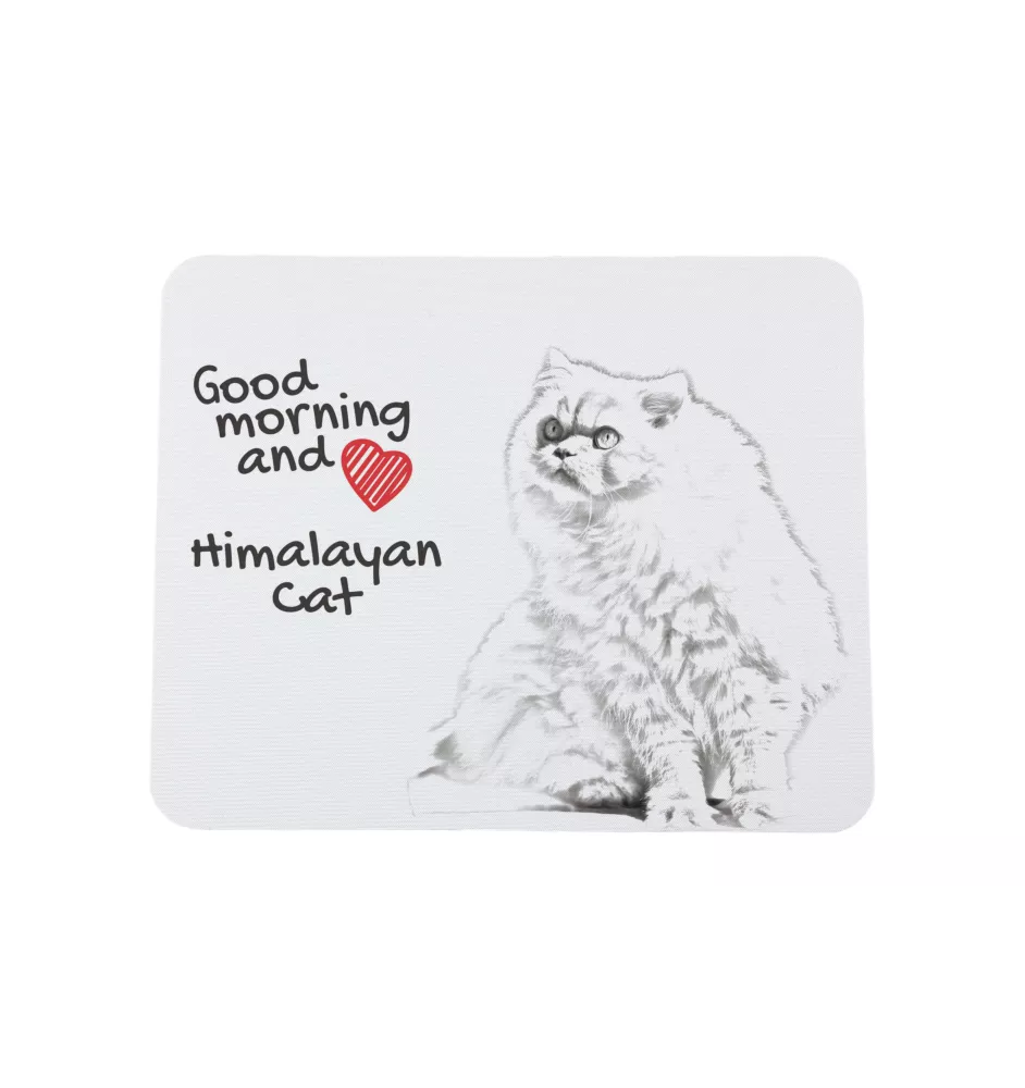 Himalayan Cat - mouse pad with print, personalized cat pad, unique gadget for an office worker from the Art-Dog brand