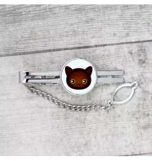 Havanna-Braun - eleganter Metallschlüsselanhänger von Art-Dog als Geschenk