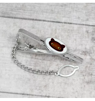 Havana Brown - elegant metal keychain as a gift from Art-Dog brand