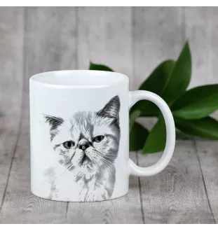 Exotic Shorthair - cup with a cat, cup with a photo, personalized gift from the Art-Dog brand