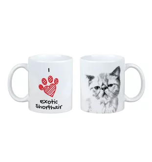Exotic Shorthair - cup with a cat, cute cup with graphics, a gift with your photo from the Art-Dog brand