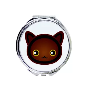 Havana Brown - miroir de poche de la marque Art-Dog