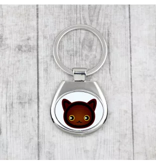 Hawana Brązowa brelok z kotem Art-Dog