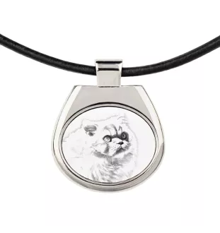 Himalayan Cat - cat necklace, personalized pendant with a photo, unique necklace for women and men by Art-Dog brand