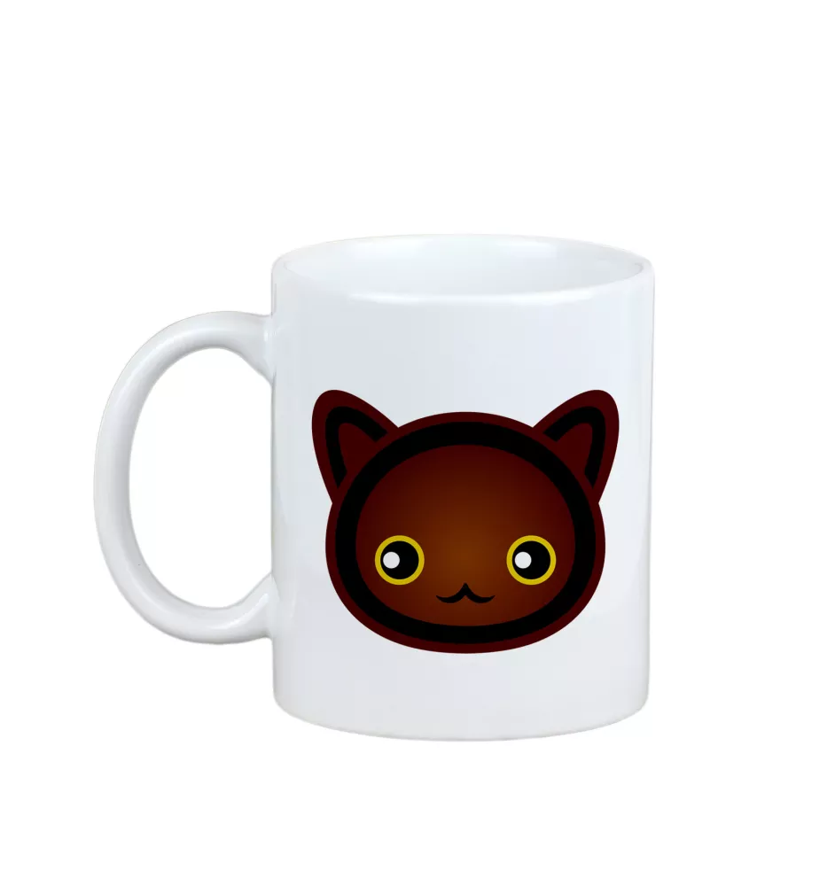 Hawana Brązowa kubek z kotem Art-Dog