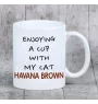 Havanna-Braun - Tasse mit Grafik und Aufschrift der Marke Art-Dog