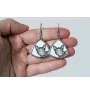 Chat Havana brown - boucles d'oreilles avec un chat, boucles d'oreilles pendantes avec une image, bijoux personnalisés avec l'impression de la marque Art-Dog