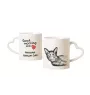 Hawana Brązowa kubek z kotem good morning serce Art-Dog