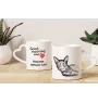 Havanna-Braun Tasse mit Katze, entzückende Tasse mit herzförmigem Henkel, universelles Geschenk der Marke Art-Dog