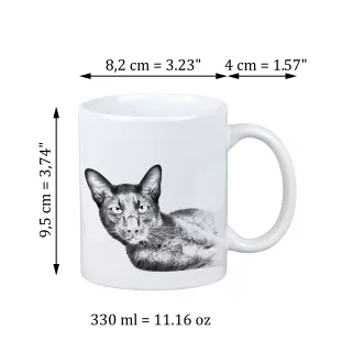 Havana Brown - tasse avec un chat, une tasse joyeuse pour les amoureux des chiens, un cadeau personnalisé de la marque Art-Dog