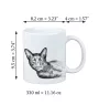 Havana Brown - cat mug, cheerful mug for a dog lover, personalized gift from the Art-Dog brand